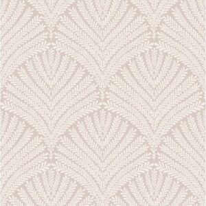 York Wallcoverings Prepasted Beachcomber Light Pink & Cream Wallpaper